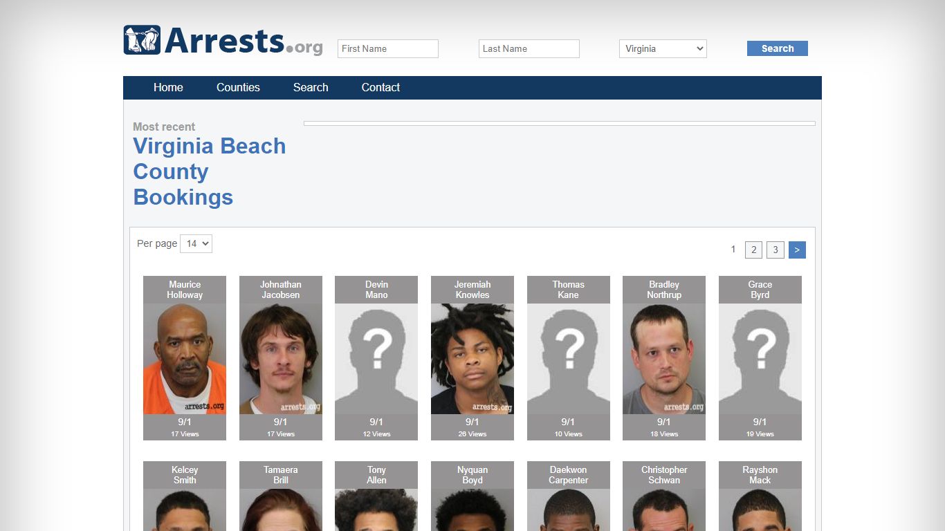 Virginia Beach County Arrests and Inmate Search